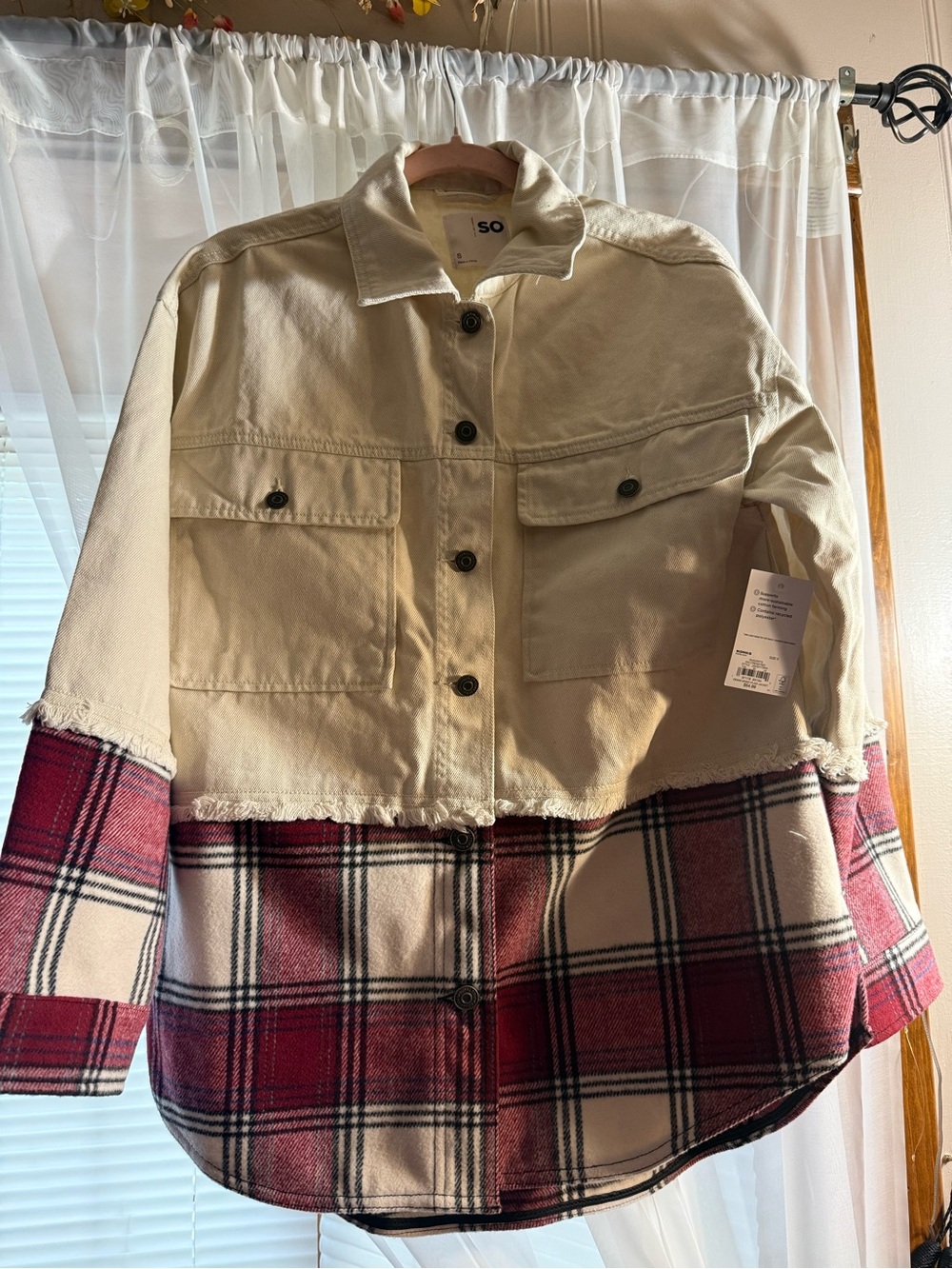 Denim & Plaid Shacket